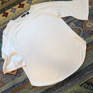Bell Sleeved White Sweater NWOT